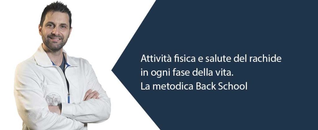 Rachide esercizio fisico back school