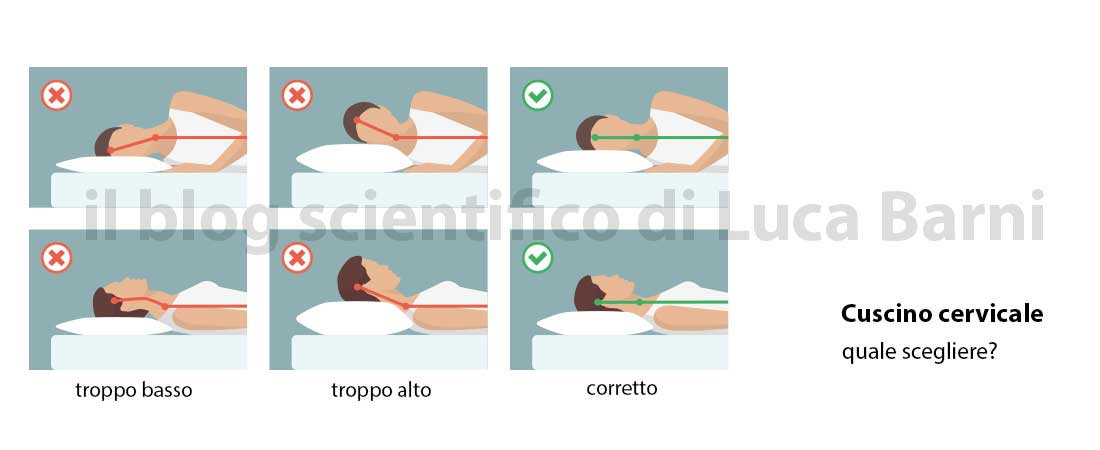 Cuscino cervicale quello giusto varia fra individui