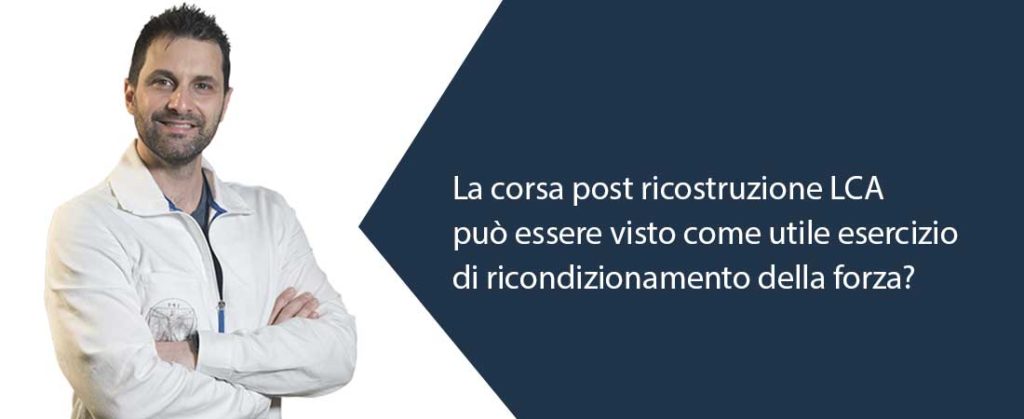 La corsa post ricostruzione legamento crociato anteriore