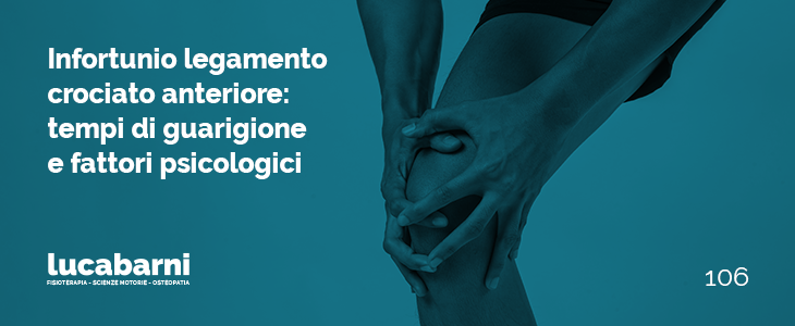 infortunio legamento crociato anteriore